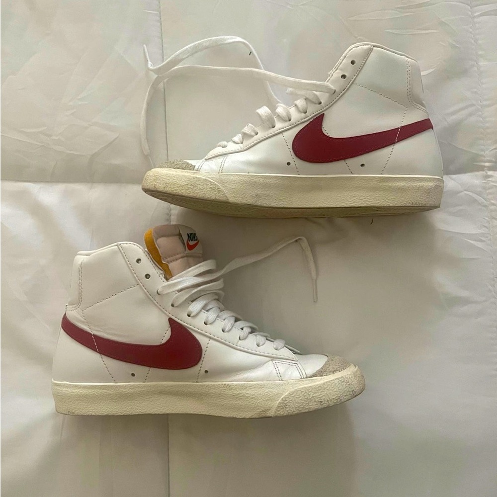 Nike blazer with red swoosh